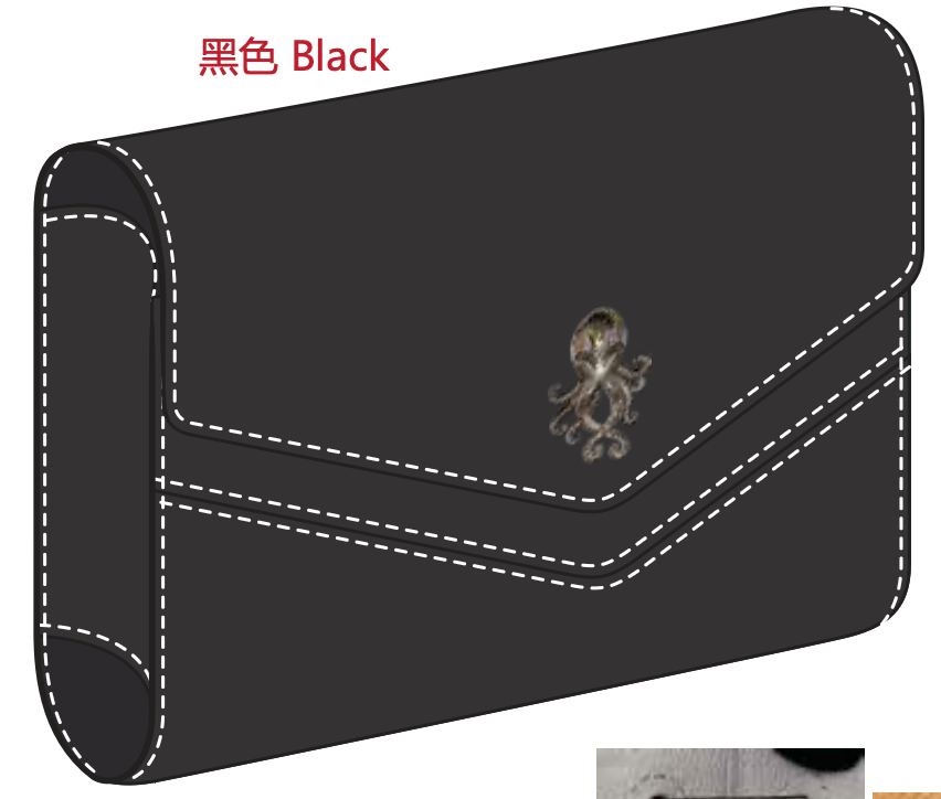 IMAGINE Leather Playing Cards Case (Noir)