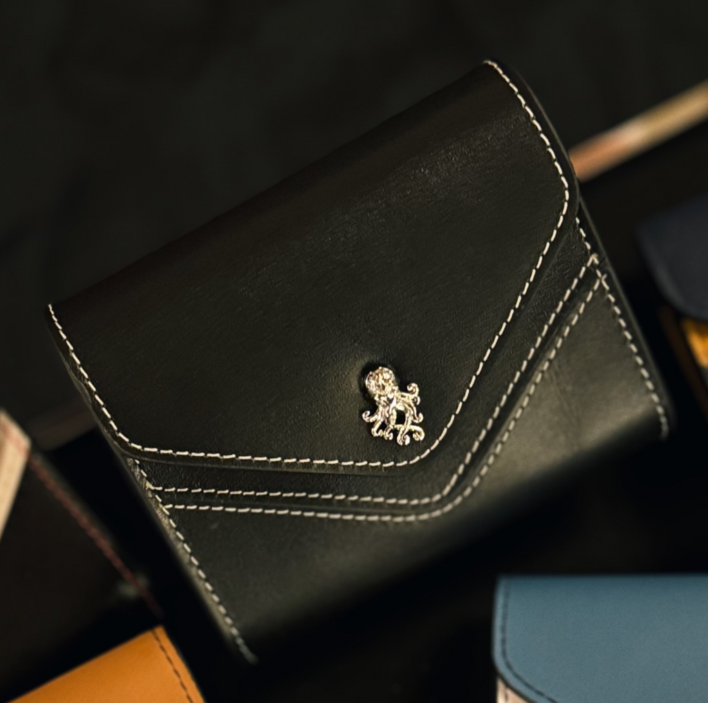 IMAGINE Leather Playing Cards Case (Noir)
